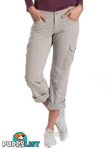 Kuhl Splash Womens Roll Up Pant 32L - Light Khak - US6/AU9 - KUH00011-LightKhak-6