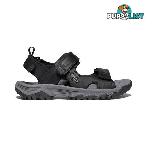 Keen Targhee III Open Toe Mens Hiking Sandals - Black Grey - US 9 - 1022422-9