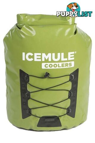 IceMule Pro 23L Large Waterproof Backpack Cooler Bag - Olive Green - 1014-OL