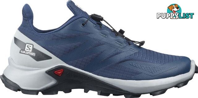 Salomon Supercross Blast Mens Trail Running Shoes - Dark Denim/Pearl Blue/Ebony - 11.5US - L41284200-11