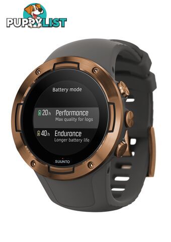 Suunto 5 GPS Watch - Graphite Copper - 30200