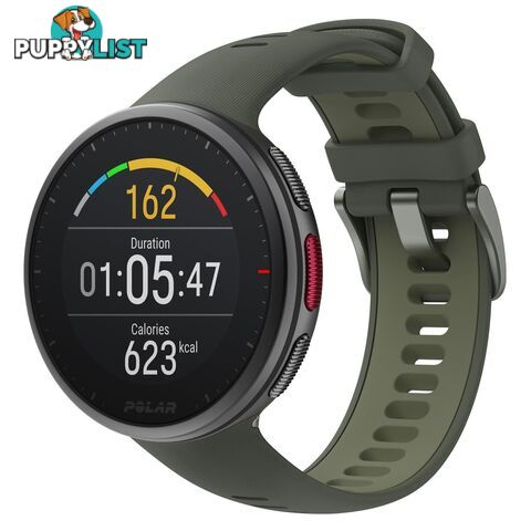 Polar Vantage V2 Multisport GPS Watch - Green - M/L - 90083653