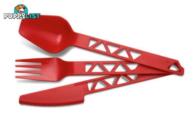 Primus Lightweight Trail Cutlery - Red - WP740590