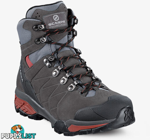 Scarpa ZG Trek Goretex Womens Waterproof Hiking Boots - TITANIUM - RED IBISCUS - SCA00104