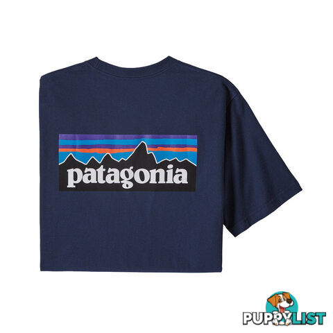 Patagonia P-6 Logo Responsibili-Tee Mens T-Shirt - Classic Navy - XL - 38504-CNY-XL