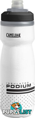 CamelBak Podium Chill .6L Water Bottle - White/Black - CB1874101062