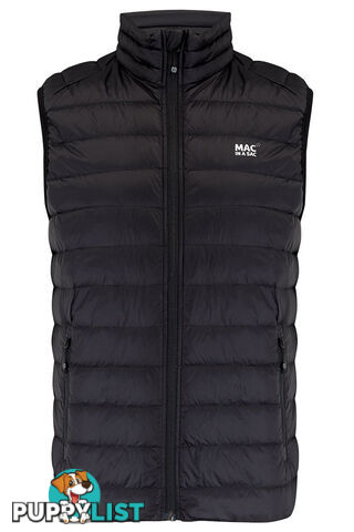 Mac In A Sac Alpine Mens Down Vest - Black - XL - MAC-VEST-BLACK-XL