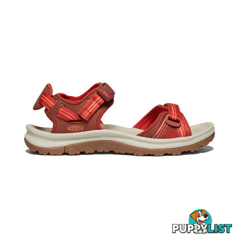 Keen Terradora II Open Toe Womens Hiking Sandals - Dark Red Coral - US 8 - 1022447-8