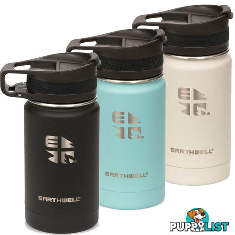 Earthwell Roaster 12oz/350ml Vacuum Bottle - Loop Cap - VJ12-R