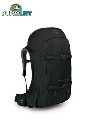 Osprey Farpoint Trek 55L Mens Travel Backpack - Black - OSP0836-Black