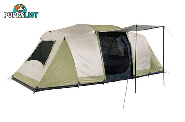 OZtrail Seascape 10 10-Person Dome Tent - Cream/Eucalyptus - DTMSEA-D