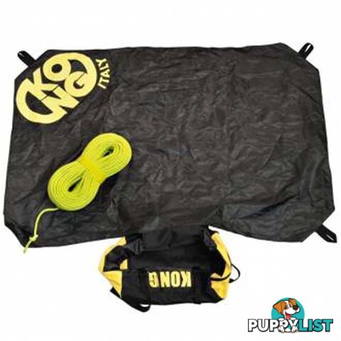 Kong Free Climbing Rope Bag - Black/Yellow - KON49825-BLACKYELL