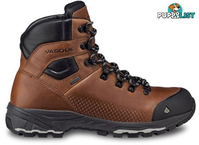 Vasque St Elias FG Goretex Wide Mens Waterproof Hiking Boots - Cognac - 9.5 - V7146W9.5