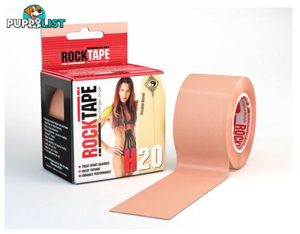 RockTape H2O Kinesiology Tape - Beige - 5cm x 5m - BeigeH2o5m