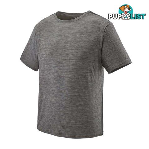 Patagonia Airchaser Mens Lightweight Running T-Shirt - Forge Grey - Feather Grey X-Dye - S - 23440-FGX-S