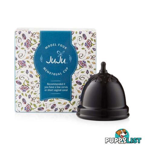 JuJu Menstrual Cup - Black - Model 4 - M4-BK