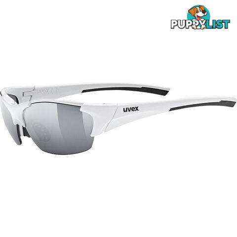 Uvex Blaze III Sports Sunglasses - White/Black - S5306048216