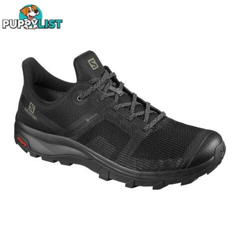 Salomon Outline Prism GTX Mens Hiking Shoes - Black/Black/Castor Grayor Gray - 10US - 411203-095