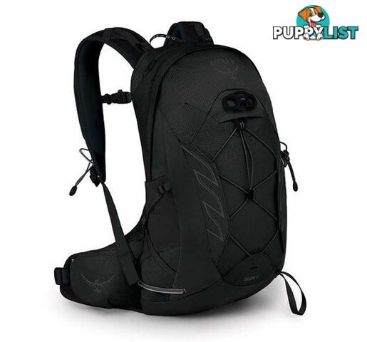 Osprey Talon 11 Mens Hiking Daypack - Stealth Black - S/M - OSP0910-StealthBl-SM