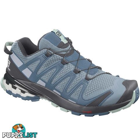 Salomon XA Pro 3D V8 Womens Trail Running Shoes - Ashley Blue/Ebony/Opal Blue - 9.5US - L41272100-8