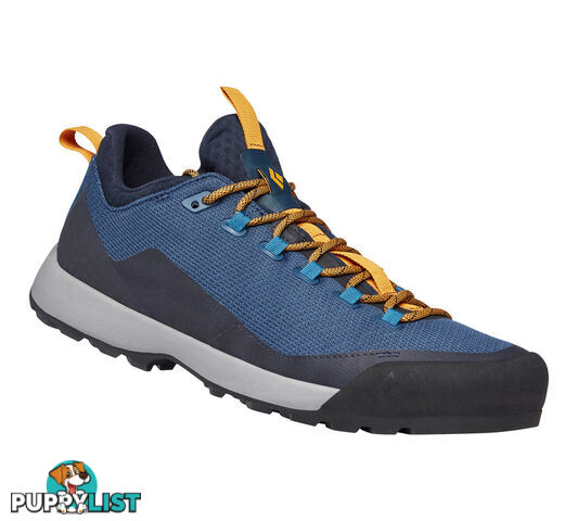 Black Diamond Mission LT Mens Approach Shoes - Eclipse/Blue Amber - 8.5 - BD58000191290851