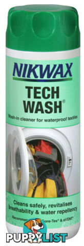 Nikwax Tech Wash Clothing & Equipment Cleaner - 300ml - nik-tec