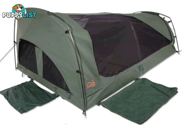 Sahara Wanderer Deluxe Double Dome Canvas Swag & Bag - SA-MS2-DBL