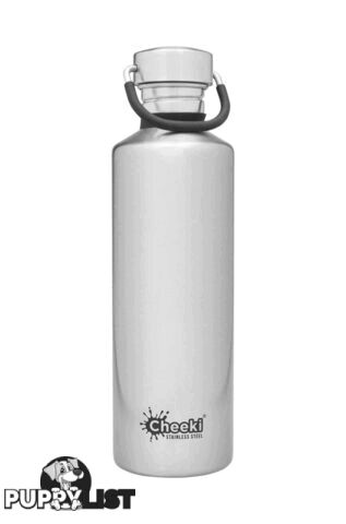 Cheeki Stainless Steel Classic Single Wall Bottle - 750ml - Silver - CB750SI1