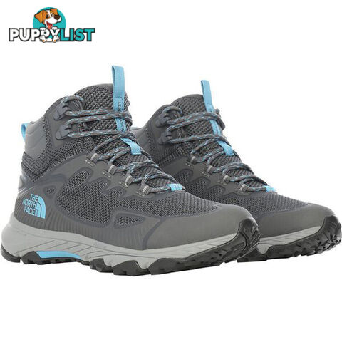 The North Face Ultra Fastpack IV Mid Futurelight Womens Hiking Boots - Zinc Grey/Caribbean Sea - 7- - NF0A46BVR47-07H