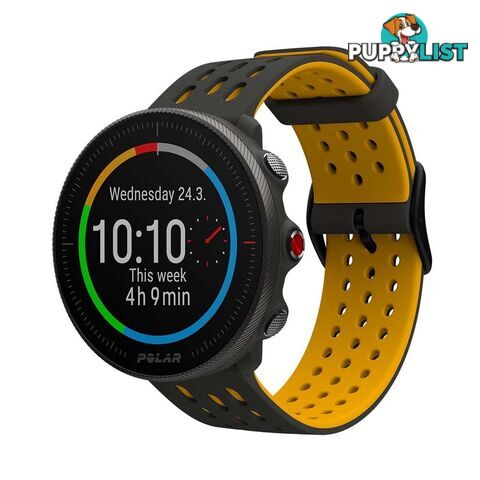 Polar Vantage M2 Multisport GPS Watch - Grey/Yellow - One Size - 90085162