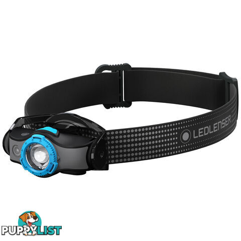 Led Lenser MH5 Compact Rechargeable Headlamp - Black/Blue - ZL502145