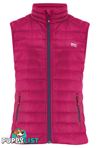 Mac In A Sac Alpine Womens Down Vest - Fuchsia - 10 - MAC-VEST-FUCHIA-10