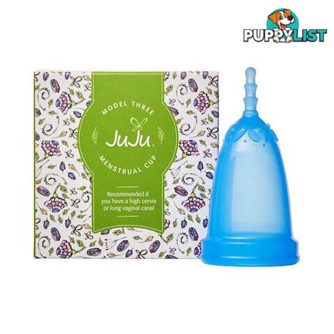 JuJu Menstrual Cup - Blue - Model 3 - M3-B