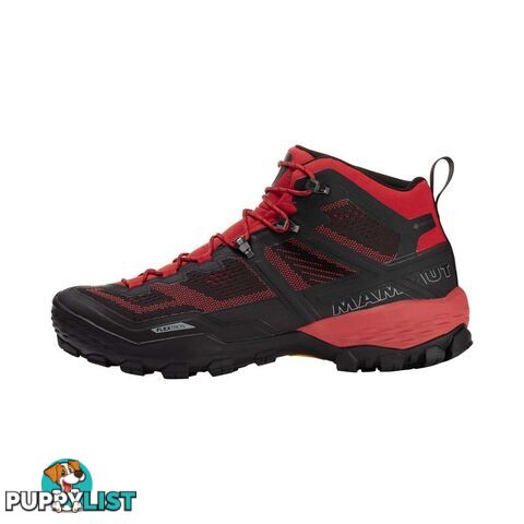 Mammut Ducan Mid GTX Mens Hiking Shoes - Dark Spicy/Black - 10US - 3030-03540-3618-1090