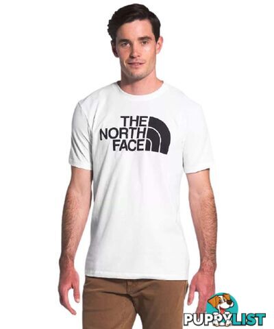 The North Face Half Dome Mens Short Sleeve Everyday Tee - TNF White - L - NF0A4M4PFN4-W0L