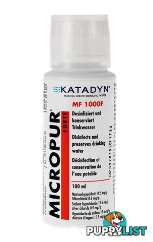 Katadyn Micropur Forte Water Purifier Liquid - KAT10005