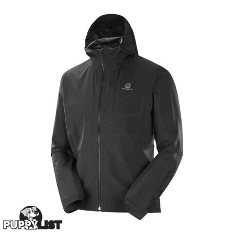 Salomon Bonatti Pro Mens Waterproof Running Jacket - Black - L - C11621-L