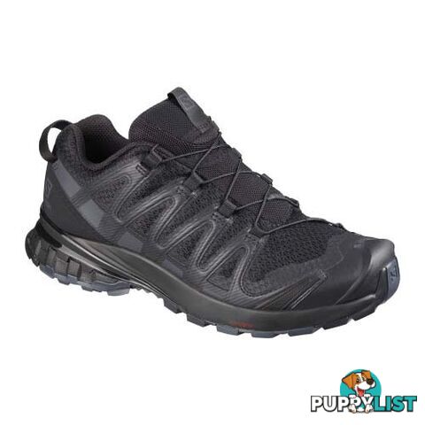 Salomon XA Pro 3D V8 Womens Hiking Shoes - Black/Phantom/Ebony - 8US - 411178-065