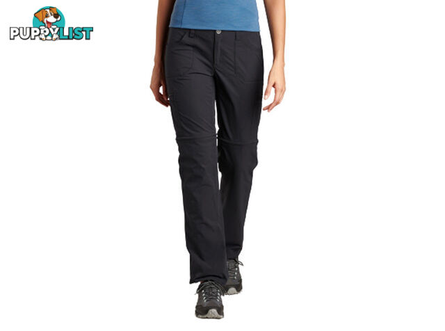 Kuhl Horizn Convertible Womens Hiking Pants - 32L - Raven - AU6/US2 - KUH00410-Raven-2