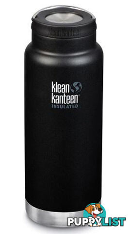 Klean Kanteen TKWide Vacuum Insulated - 32oz/950ml - Shale Black - XK1005692