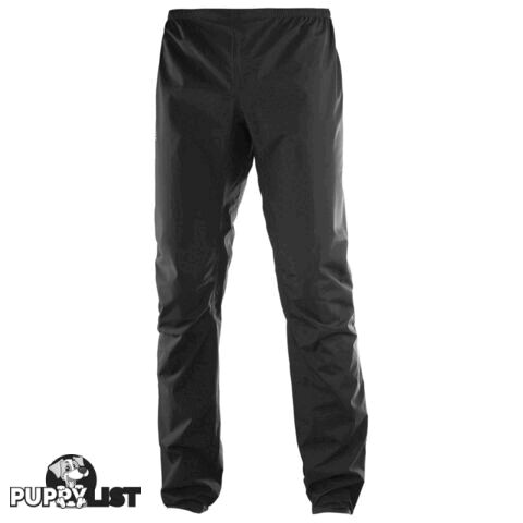 Salomon Bonatti Unisex Waterproof Pants - Black [Pant Size: L] - 393925-L