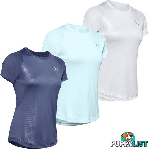 Under Armour UA Qualifier Iso-Chill Embossed Womens Short Sleeve Performance T-Shirt - 1350179