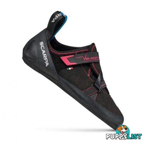 Scarpa Velocity Womens Climbing Shoes - Black/Raspberry - 7.5 - SCA20070-Black-Rasp-39