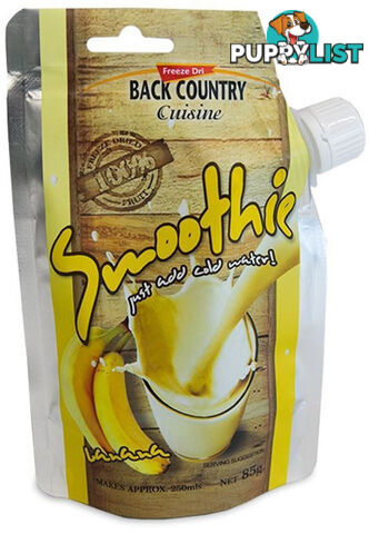 Back Country Cuisine Freeze Dried Meal - Banana Smoothie - BC653