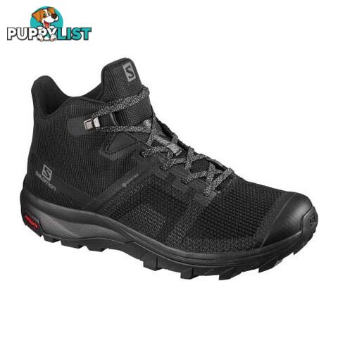 Salomon Outline Prism Mid GTX Womens Hiking Shoes - Black/Qush - 9US - 411211-075