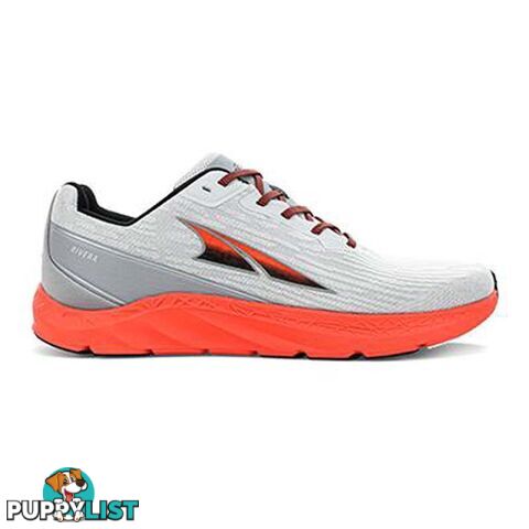 Altra Rivera Mens Road Running Shoes - Gray/Orange - 8.5US - AL0A4VQL280-085