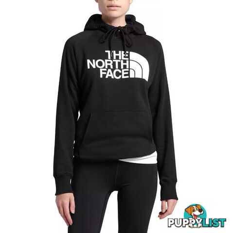 The North Face Half Dome Pullover Womens Fleece Hoodie - TNF Black - L - NF0A4M4MJK3-W0L