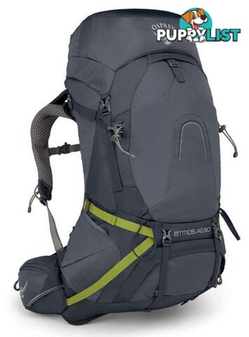 Osprey Atmos AG 50L Hiking Backpack - Abyss Grey-M - OSP0714-AbyssGrey-M