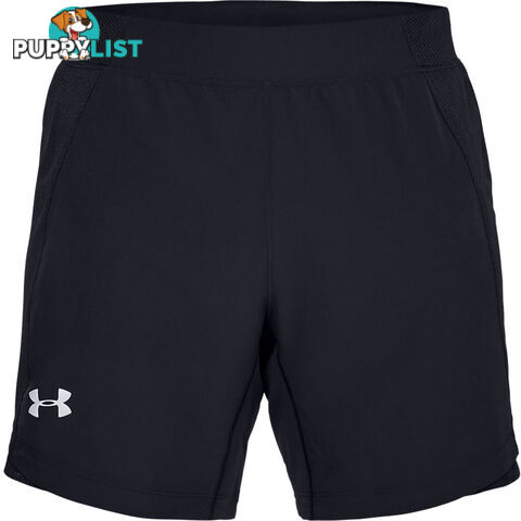 Under Armour Qualifier Speedpocket 7'' Mens Running Short - Black - XXL - 1326600-001-XXL