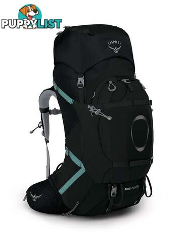 Osprey Ariel Plus 60L Womens Hiking Backpack - Black - XS/S - OSP0895-Black-XS-S